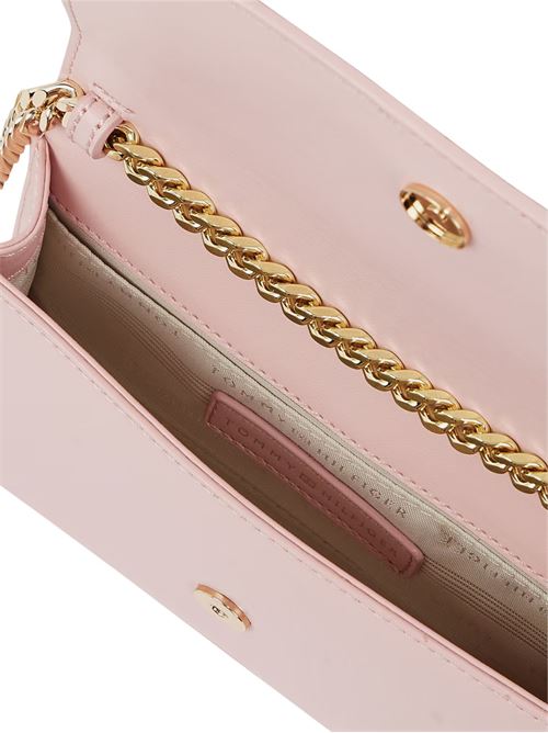 Tracollina rosa in simil-pelle Tommy Hilfiger | AW0AW17222TQN